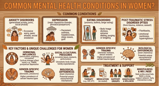 mental health issues in women