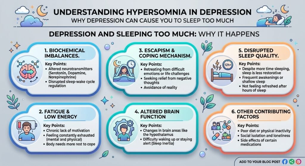 Depression and Sleeping Too Much: Why it Happens